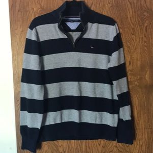 Tommy Hilfiger 3/4 zip pullover sweater